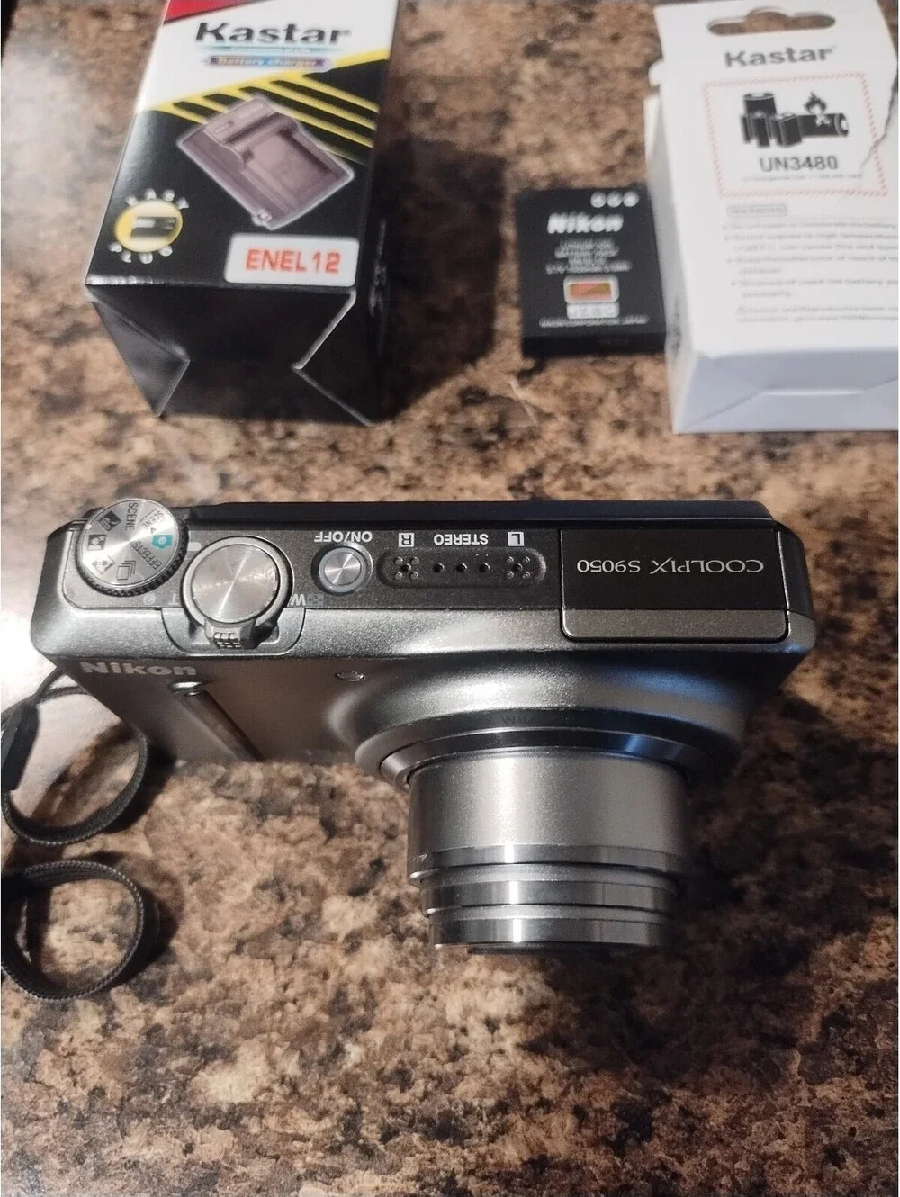 Nikon Coolpix Digital Camera S9050 15.5x Wide Optical Zoom BUNDLE